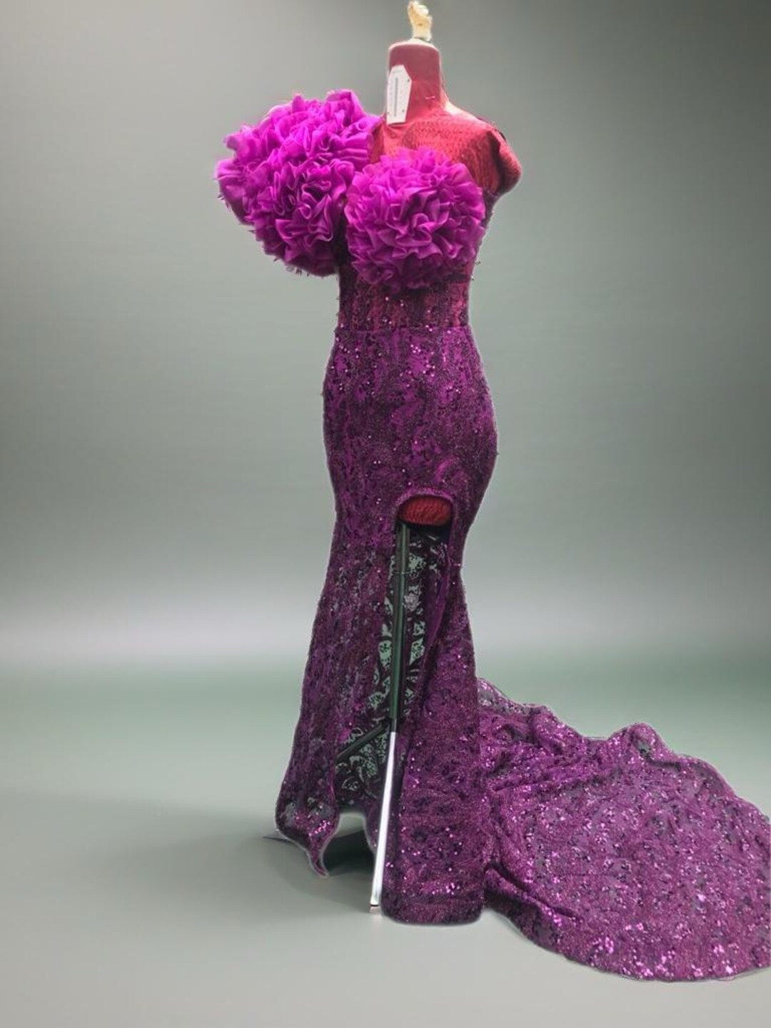 Grace Collared Dress Purple