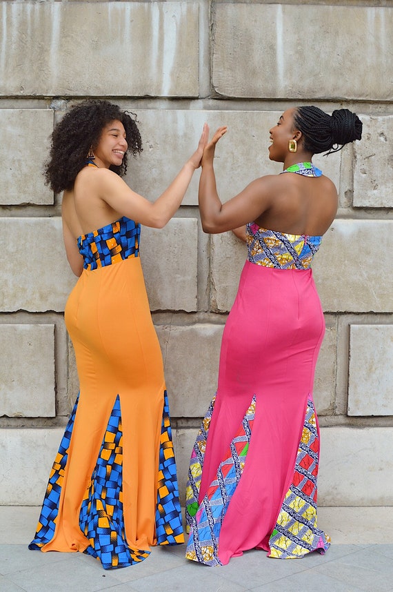African Dress, African Print Maxi Dress, Ankara Gown, African Banquet Dress,  Ankara Mermaid Gown, African Fashion, African Clothing 
