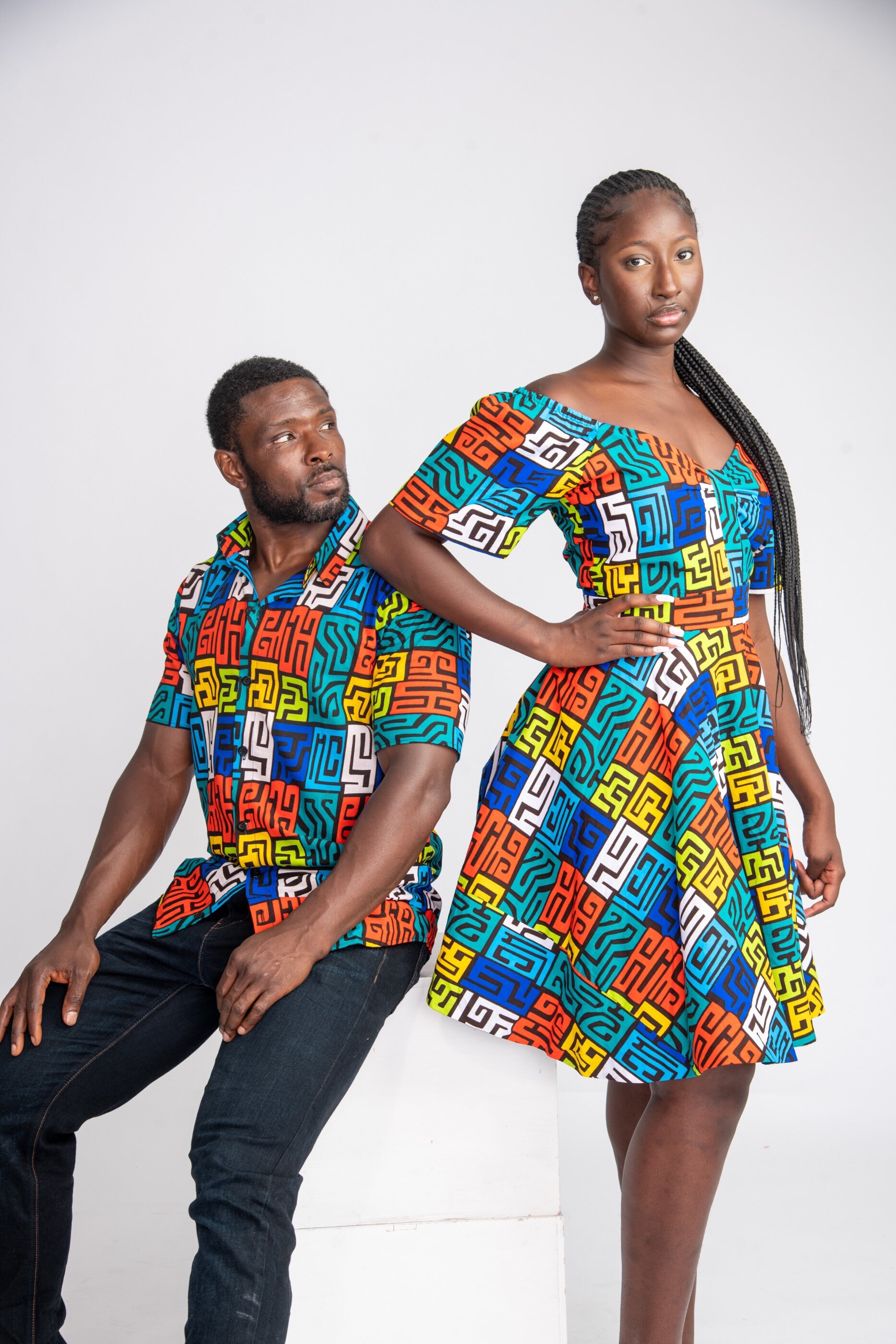 African Couple Outfit Couple Ankara Wear African Dress African Men Suit African Couple Wedding Outfit Ankara Dress Ankara Maxi Dress Etsy