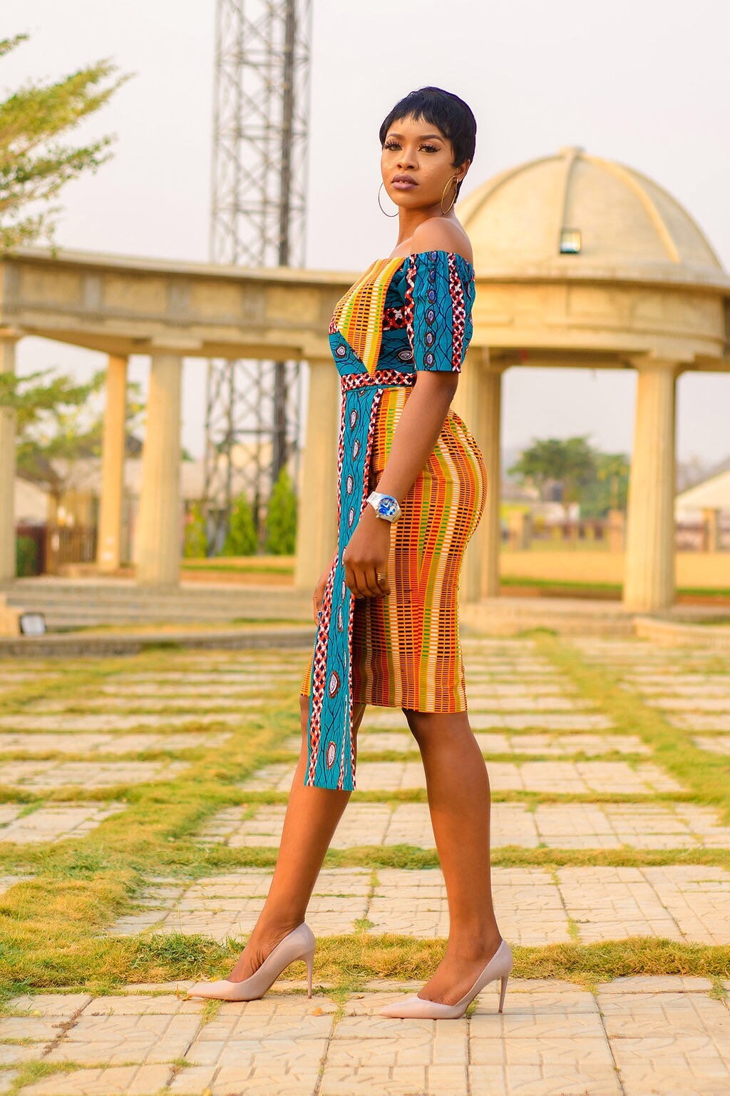 Short shop kente dresses