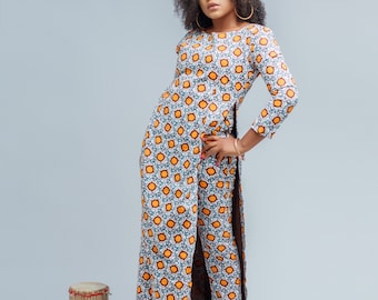 African 2 piece set, Ankara matching set, Ankara coord set, African pants, African top, Ankara top, Ankara trousers, African fashion pants