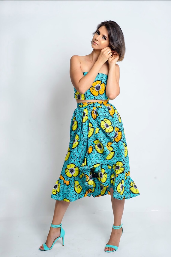 Wrap ankara store skirt