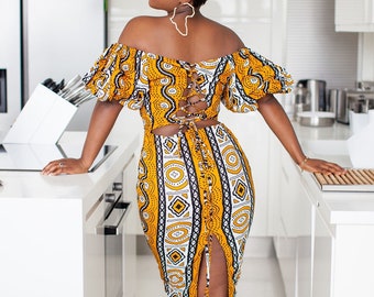 African dress, Best seller African print Dress, Ankara dress, African dresses for women, Sexy Ankara gown, African clothing, African fashion