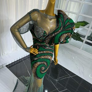 African mermaid dress, African print dress, African dress, African wedding gown, Ankara mermaid dress Ankara maxi dress, African event dress