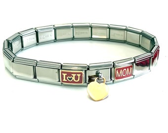 Lily Name-Daisy Charm für Nomination Classic Größe Italian Charms Armband Lily Name-Daisy Charm für Nomination Classic Größe Italian Charms Armband
