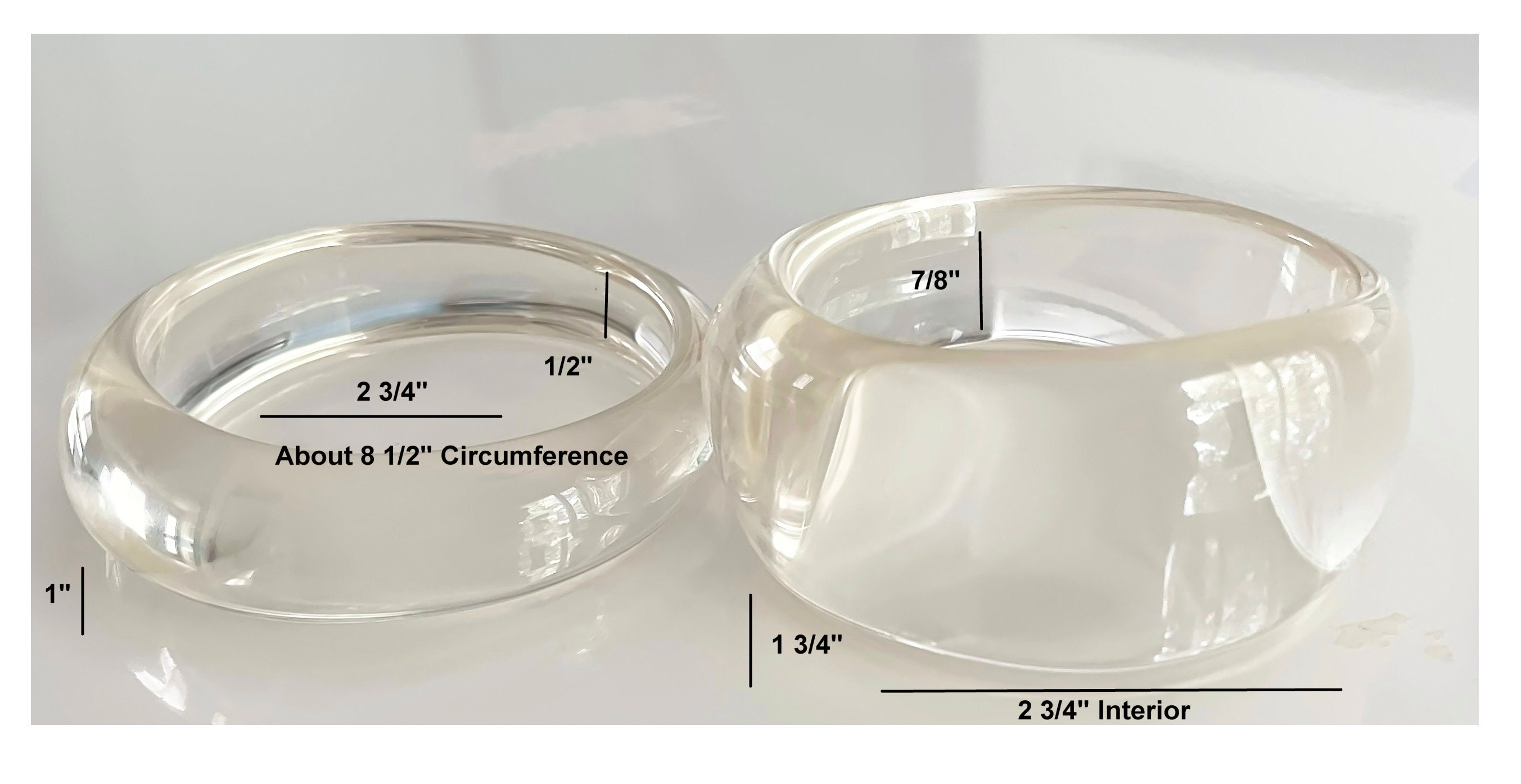 USA VINTAGE CLEAR STONE DESIGN BANGLE/アメリカ古着クリア