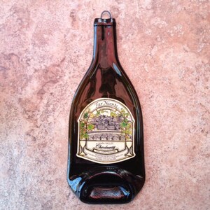 Free Shipping Far Niente Farnietne Chardonnay Napa Slumped Melted Flattened Flat Wine Bottle Tray Spoon Rest Glass Plate Gift