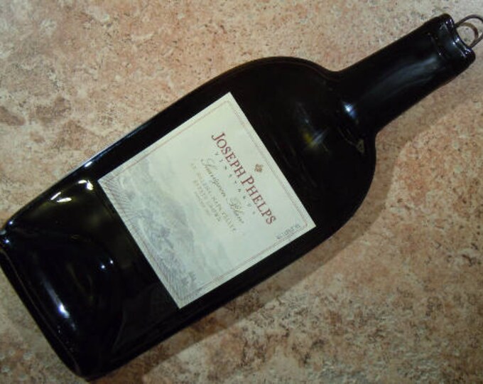 Free Shipping Joseph Phelps Sauvignon Blanc St Helena Napa Slumped Melted Flattened Flat Wine Bottle Tray Spoon Rest Glass Plate Gift