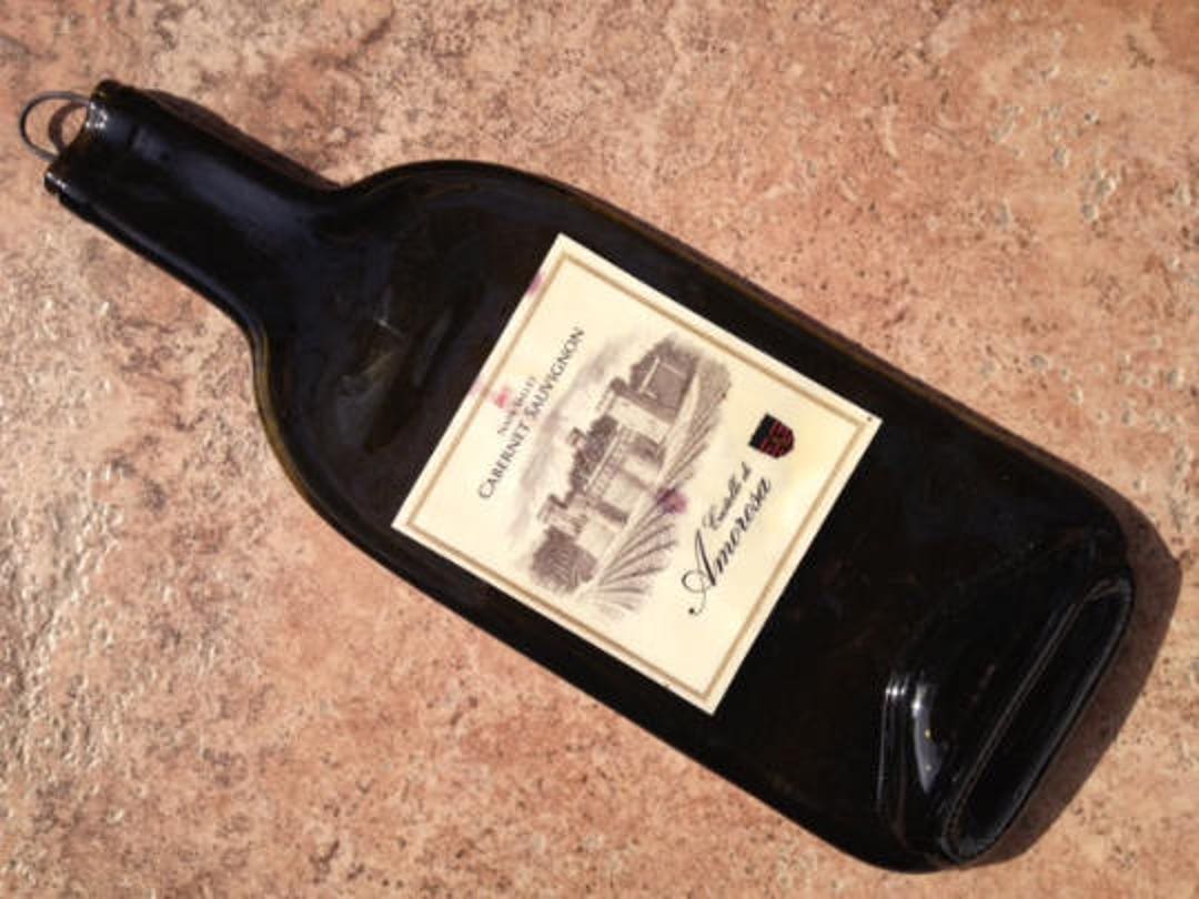 Sattui Castello Di Amorosa Cabernet Napa Valley Slumped Flattened