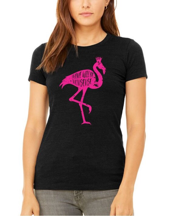 Alice in Wonderland Flamingo Tee Lewis Carroll Women s Book Tee Literary Shirts Book Clothing Queen of Hearts Etsy