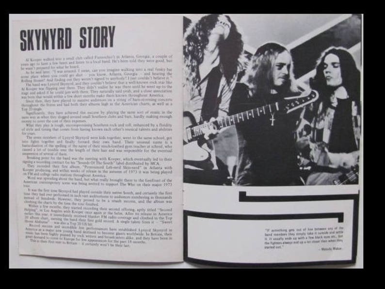 lynyrd skynyrd tour dates 1974