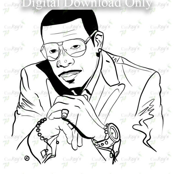 Keith Sweat Inspired Drawing