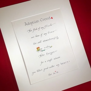 Adoption Creed