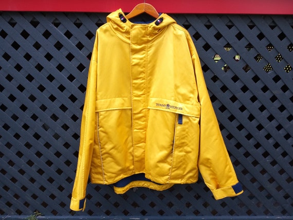 tommy hilfiger yellow coat