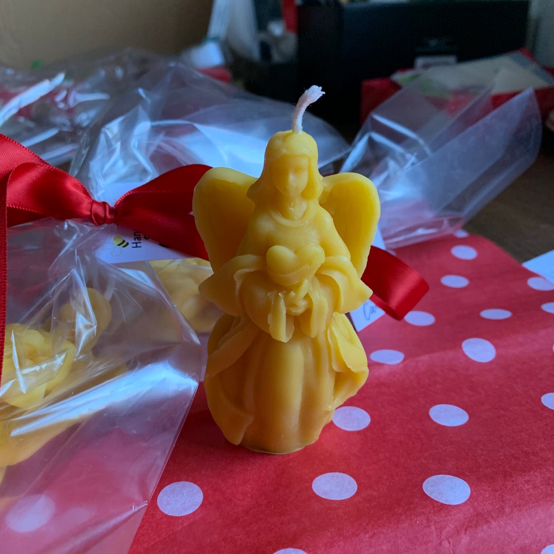 Beeswax Christmas Candles Etsy