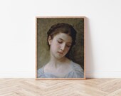 Josephine, Portait of a Woman, Antique Oil Painting, Vintage Oil Painting, Vintage Art, Printable Art, Vintage Art Print, Digital Art