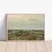 Westward, Printable Art, Desert Print, Vintage Landscape Print, Landscape Oil Painting Desert Wall Art 