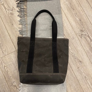 Tote Bag / Waxed Canvas / Made in USA