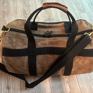 Duffle Bag / Waxed Canvas Luggage