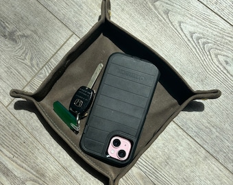 Waxed Canvas Valet Tray