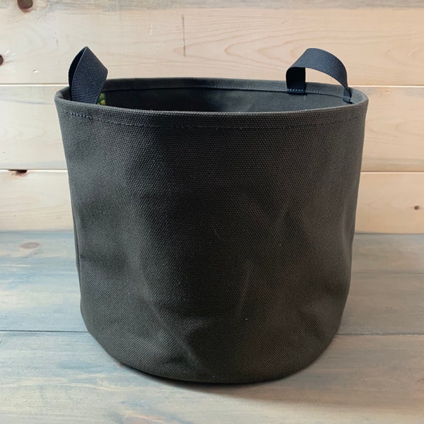 Canvas Storage Bin Etsy