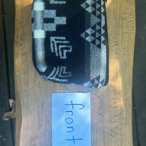 Heavy Wool Zippered Pouch