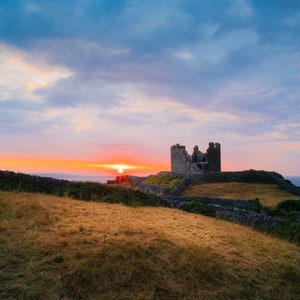 Aran Islands Sunset Print: O&#39;Brien&#39;s Castle, Inisheer Ireland