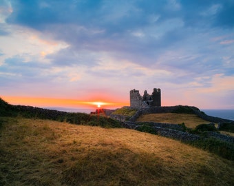 Aran Islands Sunset Print: O'Brien's Castle, Inisheer Ireland