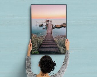 Trabocco Print: Abruzzo Coast Photography, Italy Wall Art