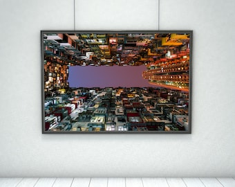 Hong Kong Photography Print: Yick Cheong Monster Building Architecture