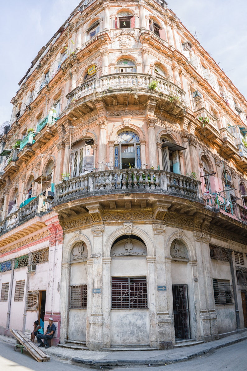 Arte de pared de Cuba, ideas de regalos de viaje, decoración de sala de estar, regalos de fotografía para hombres, arte de pared extra grande, cartel de arquitectura, más vendidos imagen 3