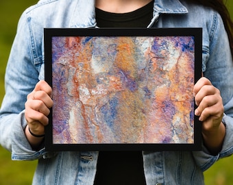Rust Photography Print: Abstract Metal Wall Art