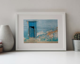Havana Door Photography Print: Cuban Travel Wall Art