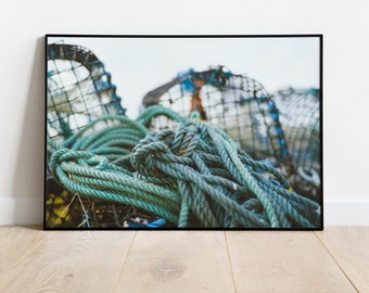 Fisherman's Knots Print: Coastal Nautical Wall Art