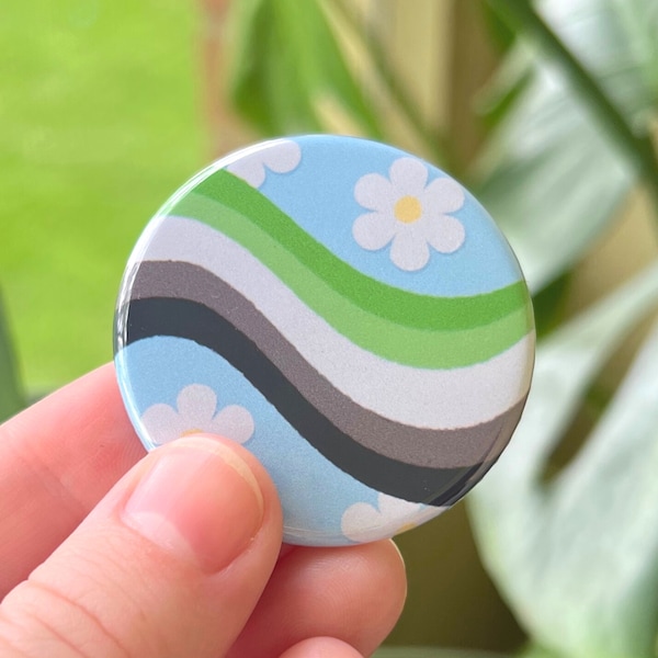 Aro Pin | Aromantic Pride | Queer Art | Aro Pride Flag