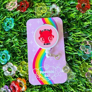Do zobaczenia w piekle, słodkie diabeł Kawaii odznaka rolki
