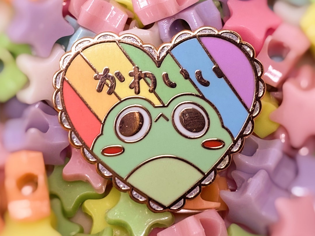 Kawaii Pins Pastel Goth Pins Cute Enamel Pins Kawaii Enamel Pin Etsy
