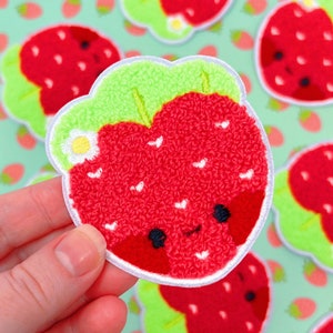 Strawberry Patch | Patches for Jeans | Backpack Patches | Chenille Patches