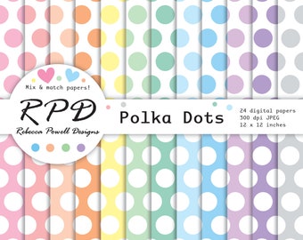 vinyl wall art stickers circle 216 POLKA DOTS decor sv