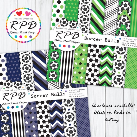 Ps867 Scrapbook Papers Soccerball Digital Paper Sports Commercial Use Buy Get 10 Off Soccer Background Visual Arts Craft Supplies Tools Evamusic Rs