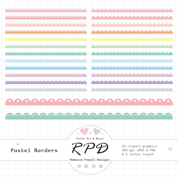Scallop Border - Etsy