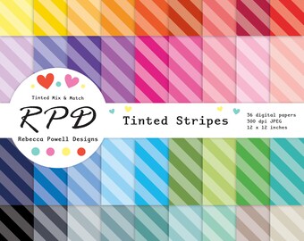 Papel digital sin costuras con rayas diagonales, colores arcoíris, páginas de álbumes de recortes, fondos, uso comercial.