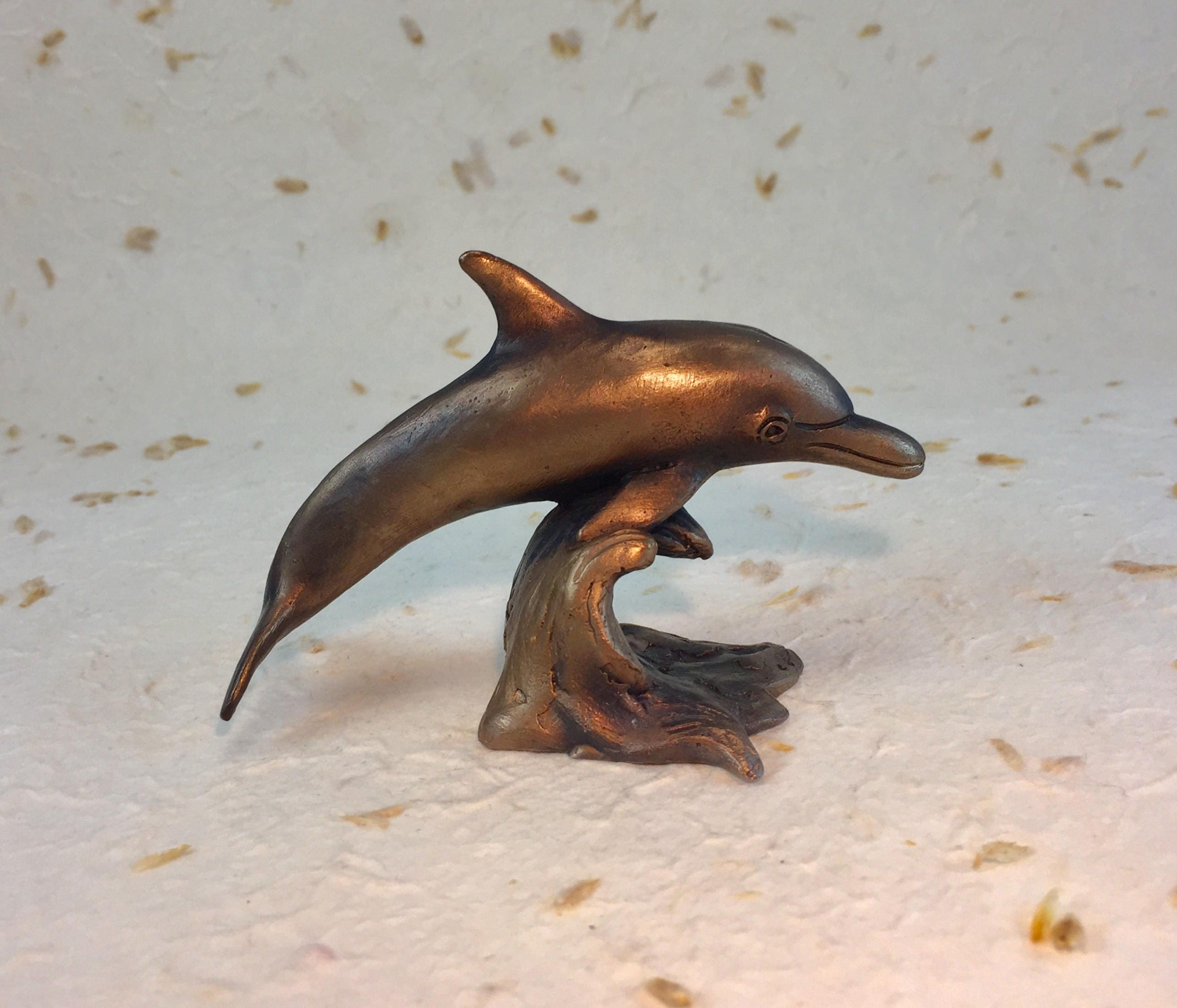 Bronze Dolphin Sculpture Dolphin Statue Dolphin Figurine ...