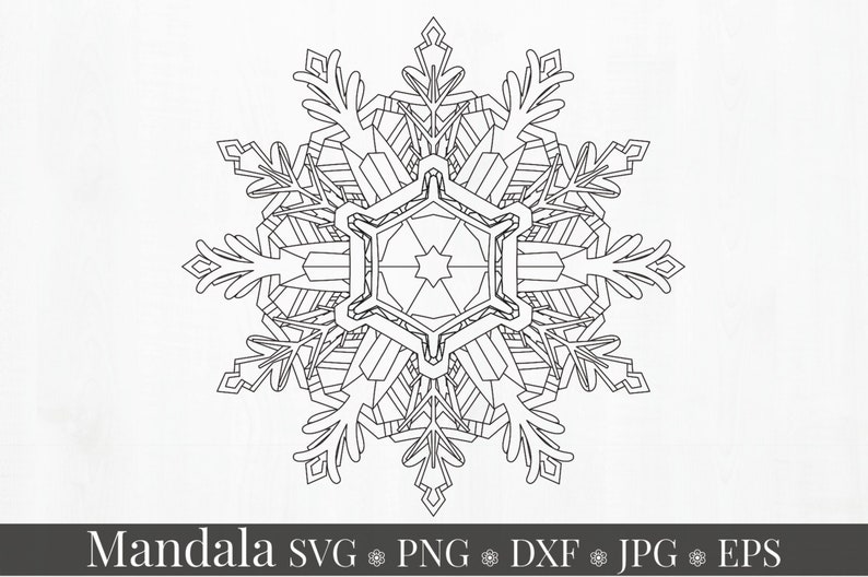 Download Mandala Art Print Download Mandala SVG files for Cricut | Etsy