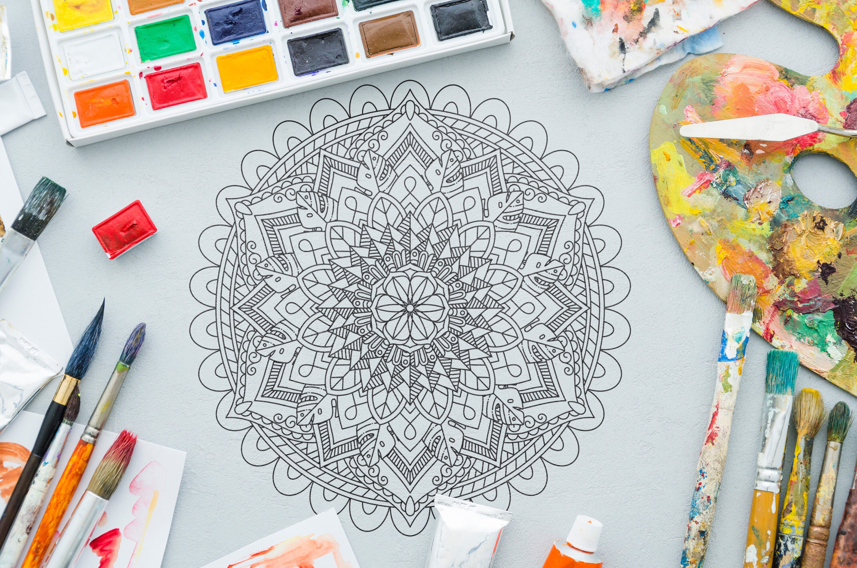 Download Mandala Art Print Download Mandala SVG files for Cricut | Etsy