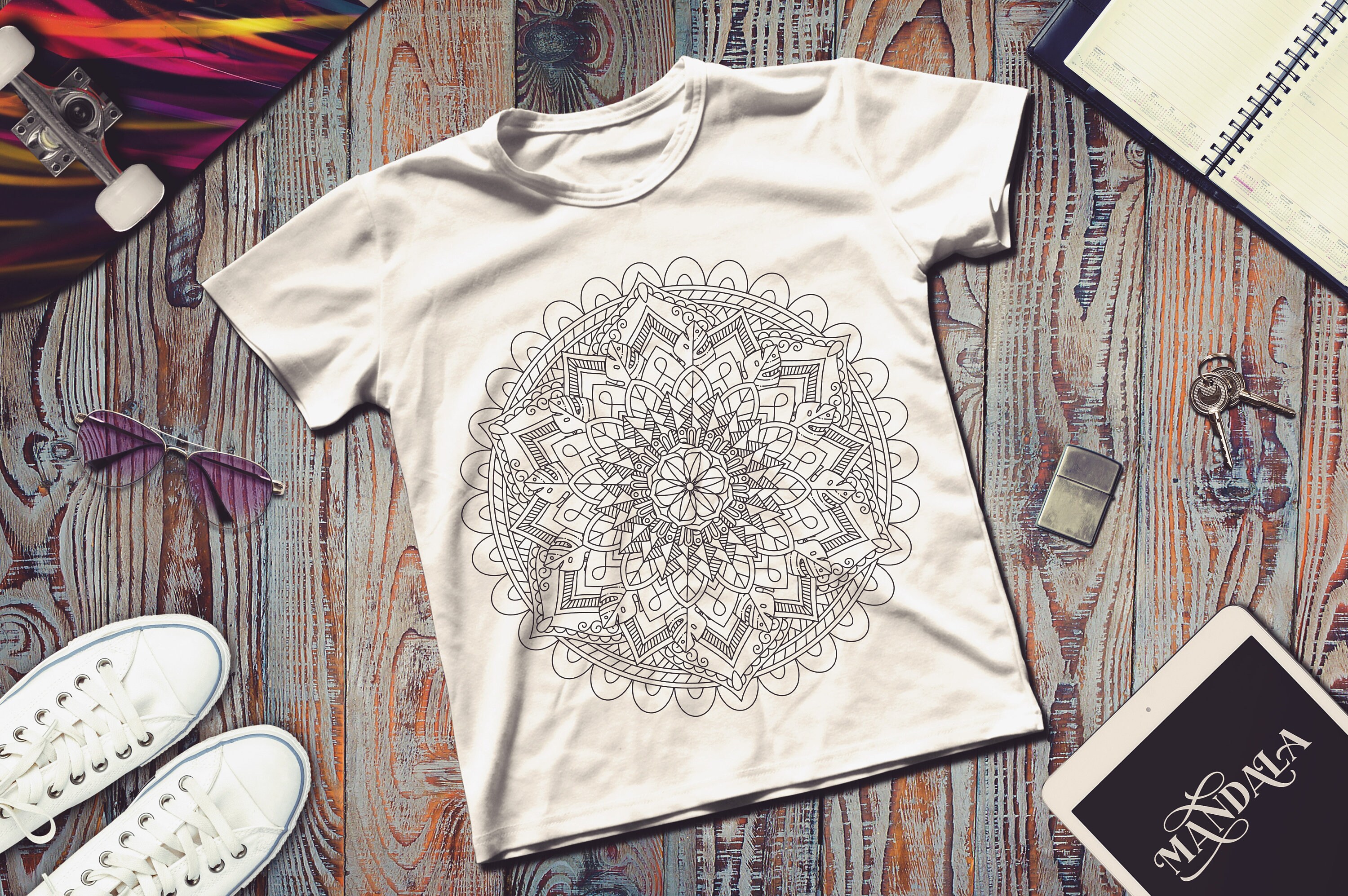 Download Mandala Art Print Download Mandala SVG files for Cricut | Etsy