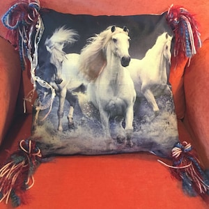 Wild Horses PunkyPillow Cover image 1