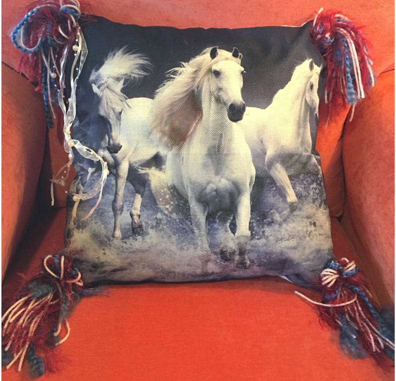 Wild Horses PunkyPillow Cover image 1