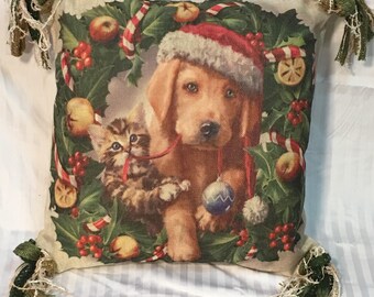 Pretty Christmas Pillow Cover #12