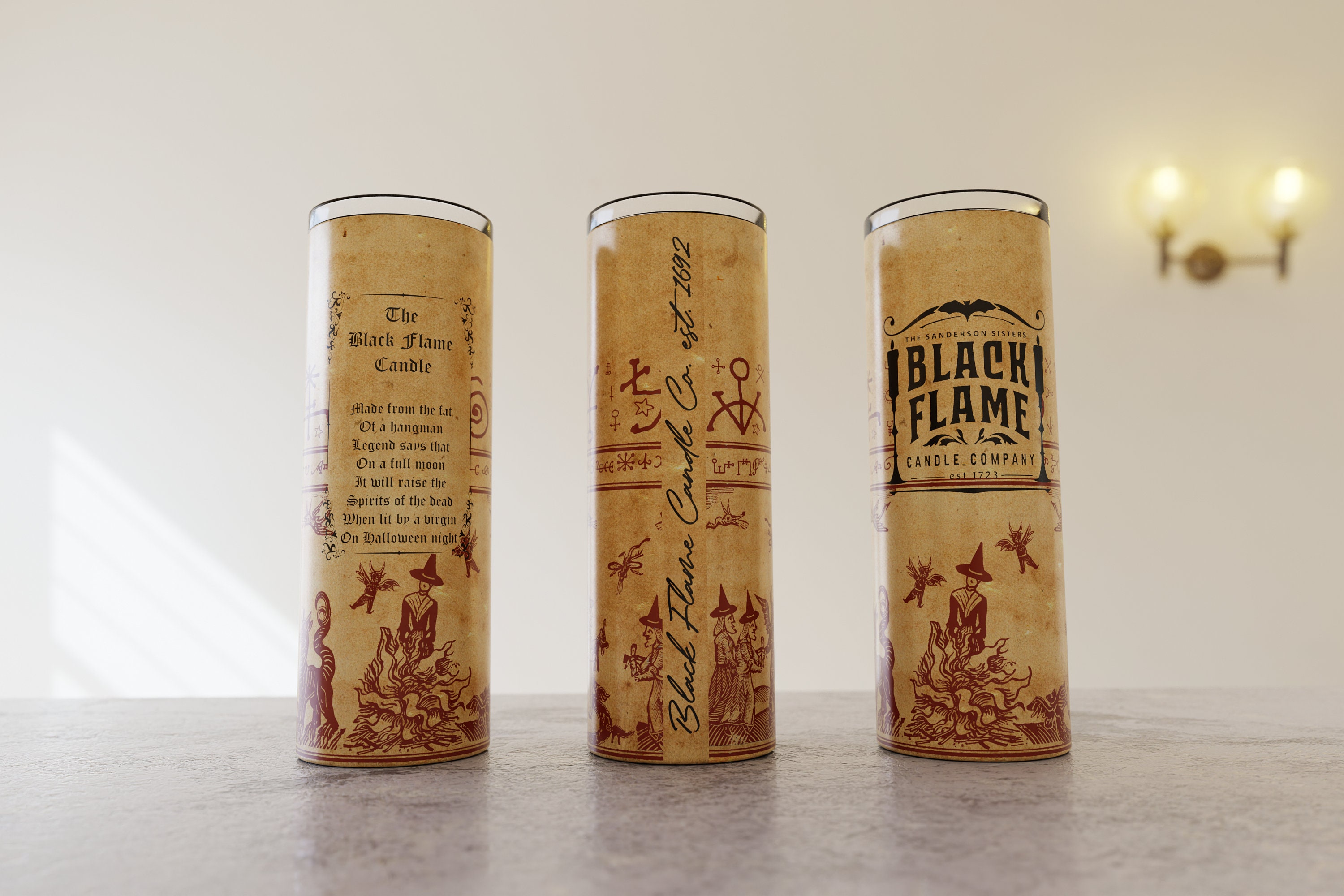 3 Black Flame Candle Designs 20 oz 300dpi Etsy